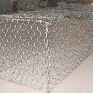 Mạ kẽm đục lỗ gabion hộp uốn dịch vụ hình lục giác lỗ 2.0-4.0mm dây đo lũ đá gabion lưới - Product Image 1