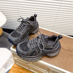 Dropshipping Logo Personnalisé 2025 Chaussures Chunky Style Tendance pour Femme Nouveaux Modèles 2025 Baskets Décontractées - Product Image 6