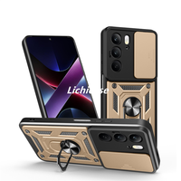 Lichicase Anti-jaunissement résistant aux chutes caméra lentille protecteur pare-chocs étui pour Realme C71 couverture de téléphone