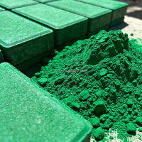 Poudre de pigment vert d'oxyde de fer écologique Teyuan, facile à disperser, pour teintures et pigments céramiques, Hebei Chine