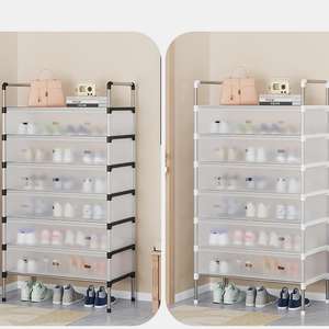 Grand organisateur de chaussures pliable moderne, nouveau, portable, pliable, pour chaussures - Product Image 3