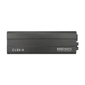 Car Subwoofers And Amplifier Suoer CL-5K 12V 8000w Car Audio Power Amplifier High Power MONO Channel Class D Subwoofer Audio 8000 Watt Car Amplifier