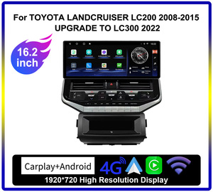 Autoradio Android Krando 16,2 pouces avec GPS pour Toyota Land Cruiser 200 LC200 LC300 2008-<span class=keywords><strong>2021</strong></span> LC300 Lecteur DVD de voiture Carplay - Product Image 4