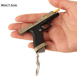 Pistolet jouet en alliage Empire D345 7,5 cm, pistolet jouet à éjection de douilles, <span class=keywords><strong>mini</strong></span> pistolet porte-clés avec balles miniatures - Product Image 2