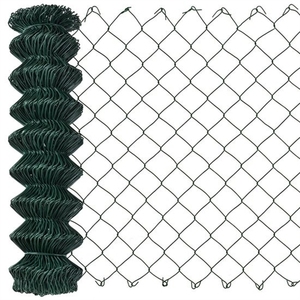 Clôture en treillis métallique robuste de 6 pieds, noire <span class=keywords><strong>et</strong></span> verte, pour installation Cyclone, Menards Gate - Product Image 3