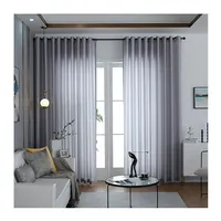Rideaux de fenêtre de salon, fait sur mesure, de luxe, extra-fin, gris, pour ensemble de chambre à coucher, nouveau