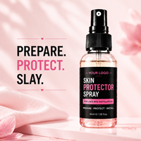 Spray de protection cutanée à marque privée, étiquette personnalisée, préparation de la peau avant l'application de colle, vente en gros pour l'installation de perruques en dentelle