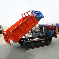 1-Tonnen, 2-Tonnen, 3-Tonnen, 4-Tonnen Ketten-Minidumper mit Selbstlader zum Verkauf
