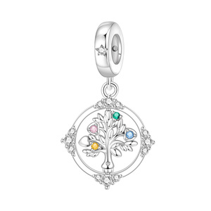 Original White Copper <b>Bead</b> <b>Bracelet</b> - DIY Rotatable Family Tree Accessory, Personalized Women's Jewelry - Product Image 1