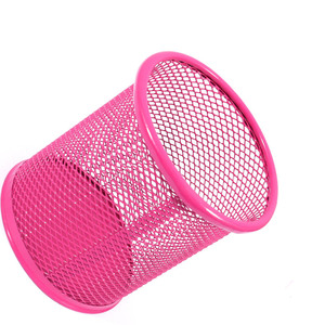 <span class=keywords><strong>Rosa</strong></span> solido e leggero in rete metallica portapenne tazza per <span class=keywords><strong>scrivania</strong></span> da ufficio <span class=keywords><strong>Organizer</strong></span> con rivestimento antiruggine - Product Image 3