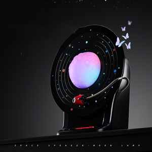 Space <b>Bluetooth</b> Audio New 2024 High-quality Small Subwoofer Moon Nightlight <b>Speakers</b> Atmosphere Lamp Ornaments for Birthday Gift - Product Image 6