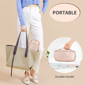 Petite trousse de maquillage portable, mignonne, pour femmes et filles, organiseur de pinceaux de maquillage, pochette à cosmétiques - Product Image 6