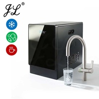 Dispensador de Agua 3 en 1 para Debajo del Fregadero, con Agua Fría, Caliente y Gasificada, con Grifo Mecánico