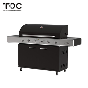 Proveedor Chino de alta calidad 6 quemadores de Gas de hierro fundido de <span class=keywords><strong>la</strong></span> parrilla de barbacoa Parrillas con quemador - Product Image 1