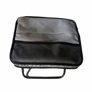 Custom Logo Outdoor <b>Portable</b> Folding Foldable Fishing Chair Seat Hiking Tools Picnic Camping <b>Stool</b> With Mini Storage - Product Image 1