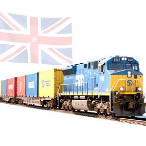 <span class=keywords><strong>Service</strong></span> de transport de fret ferroviaire porte à porte, livraison de marchandises de Chine vers des pays tels que le Royaume-Uni et l'Europe - Product Image 1