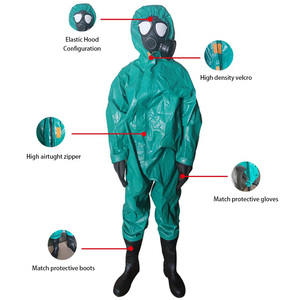 FFY04 Tuta Protettiva Monopezzo Leggera Resistente a Prodotti Chimici, Acidi e Alcali, <span class=keywords><strong>Abbigliamento</strong></span> <span class=keywords><strong>da</strong></span> <span class=keywords><strong>Lavoro</strong></span> di Sicurezza - Product Image 3
