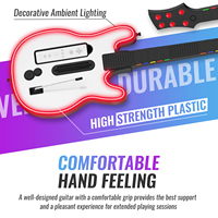 Contrôleur sans fil Guitar Hero pour Guitar Hero Wii et Rock Band 2 Jeux Wii U avec sangle