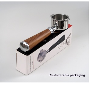 Portafiltro sin fondo de café Espresso <span class=keywords><strong>Sage</strong></span> <span class=keywords><strong>Barista</strong></span>, portafiltro desnudo de acero inoxidable de 54mm, herramientas para café y té, caja de regalo, embalaje - Product Image 2