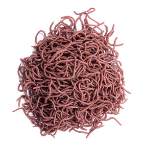 Wholesale 8cm 50pcs/bag Artificial Soft Earthworm Rubber Bait Red <strong>Worms</strong> for Fishing - Product Image 4
