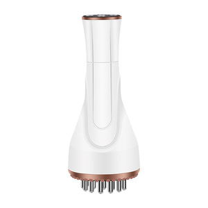 แปรงนวดขนาดเล็กแบบชาร์จ USB ผ่อนคลายร่างกายได้ทั้งหมด เครื่องนวดมือถือ สีขาว แบตเตอรี่ลิเธียม - Product Image 1