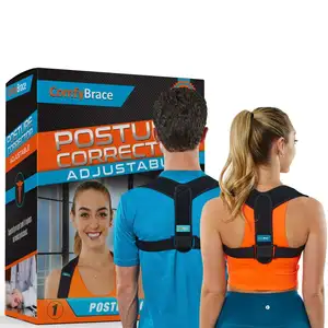 Fully Adjustable Posture Corrector Straightener for Neck Shoulder Clavicle and Back Pain Relief