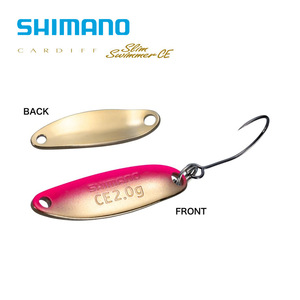 Señuelo tipo cuchara Shimano Cardiff Slim Swimmer 2.0g para pesca de lubina - Product Image 1