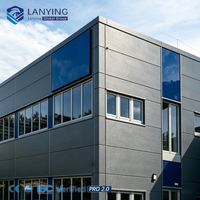 Edificio de Oficinas Prefabricado de Acero, Instalación Rápida, Diseño Industrial Moderno, Plano Flexible, Estructura Duradera, Múltiples Estilos