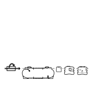 Machines de traitement de l'eau de capacité du système T4 10000L de première pluie - Product Image 1