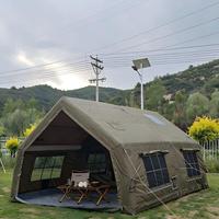 Tente de camping d'extérieur TuKi extra large 17.2 quatre saisons, entièrement automatique et gonflable, 3.6x4.8m, en tissu Oxford 600D, modèle Starry Sky One