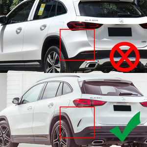 Aileron arrière Mercedes-Benz Classe GLA, noir piano, ABS, becquet de pare-chocs, 2020+ - Product Image 4