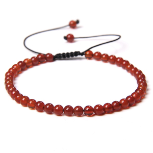 Pulseras Trenzadas de Cuentas de Piedra Natural Redondas de 4mm de Labradorita, Lava y Ágata, Pulsera de Sanación Reiki y Yoga para Mujeres y Hombres, Joyería - Product Image 3