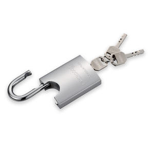 RICHDOOR candado de hierro envuelto en forma de arco de disco de 90mm candado resistente candado de prevención de cizalla - Product Image 4