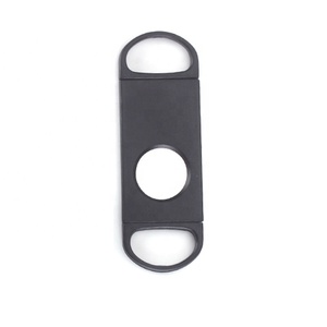 Cortador de cigarros con logotipo personalizado hecho en China, accesorios para cigarros, cortador de cigarros de plástico de hoja única negra - Product Image 3