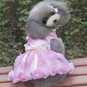 OEM Fabricante personalizado Saia para animais de estimação barata por atacado Princesa Menina Fêmea Roupas para cães de estimação Roupas personalizadas para cães - Product Image 4
