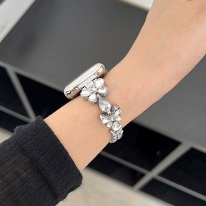 Correa de Repuesto para Reloj con Incrustaciones de Diamantes de Lujo para Mujer, Compatible con <span class=keywords><strong>IWatch</strong></span> 10, <span class=keywords><strong>IWatch</strong></span> 38/40/41mm, 42/44/45mm - Product Image 3