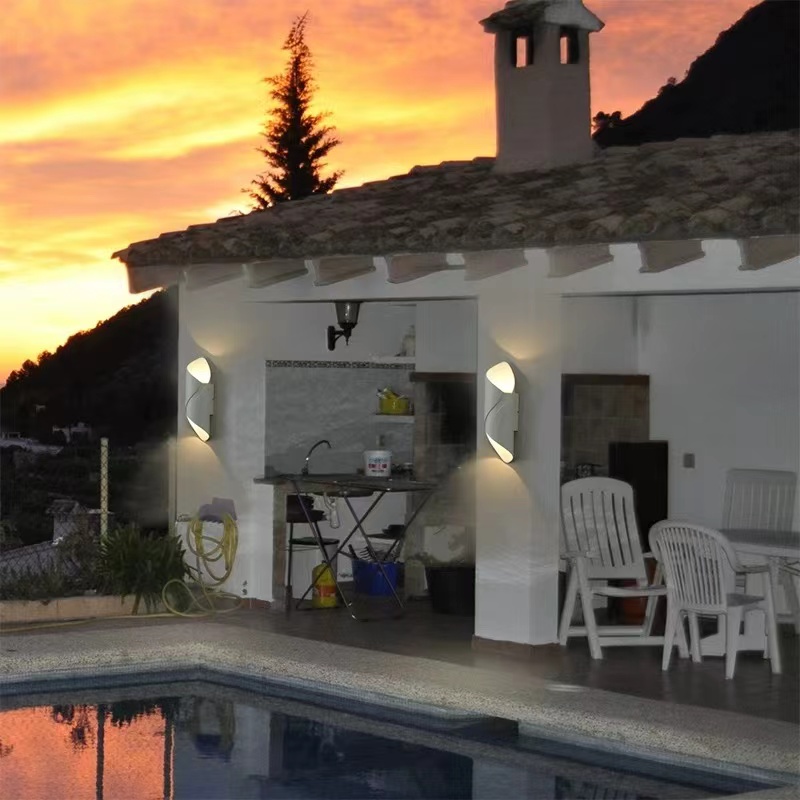 Modern LED Wall Light Garden Waterproof Aluminum Wall Lamp Fancy Lights Exterior 10W