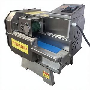 Trancheuse automatique commerciale pour viande cuite avec épaisseur réglable, idéale pour trancher le bacon et les jambons, équipement spécial pour les délicatesses - Product Image 5