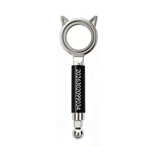 Herramienta de esmalte de uñas de gel efecto ojo de gato de terciopelo francés con mango antideslizante de superficie ancha y anillo hueco con diseño de oreja de gato para aplicar imán - Product Image 6