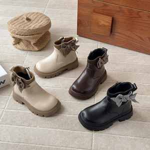 Stivaletti invernali da ragazza suola calda in <span class=keywords><strong>gomma</strong></span> spessa Sole antiscivolo fondo piatto <span class=keywords><strong>stivali</strong></span> Casual all'ingrosso - Product Image 2