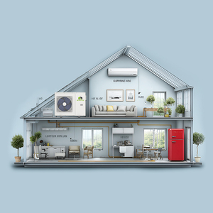 Pompe à chaleur air-eau 10KW-24KW R32 R290 EVI solaire pour extérieur et hôtels, classe A+++, économie d'énergie, pompe à chaleur solaire EVI EVI S - Product Image 6