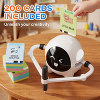 Robot de dessin intelligent pour enfants, ensemble de jouets éducatifs, âge 3-6 ans, matériau ABS, alimenté électriquement, unisexe