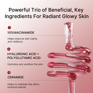 프리미엄 한국 스킨케어 세럼 10% 나이아신아마이드 4% TXA 히알루론산 비타민 <span class=keywords><strong>B12</strong></span> 글래스 스킨 클라리파잉 페이스 세럼 - Product Image 4