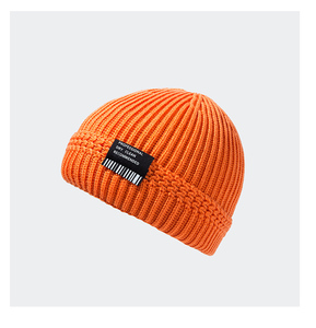 Hat male autumn and winter bowler hat leather Korean version fashion woolen dome knitted yuppie hip-hop hot - Product Image 5