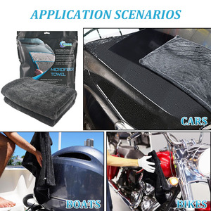 1200gsm 1800 Gsm Microfiber Car <strong>Micro</strong> Fiber <strong>Cloth</strong> Microfiber Towel Car Drying Xxxl 1400 Gsm Drying Towel Car Microfiber <strong>Cloth</strong> - Product Image 4
