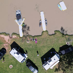 Muelle de Jet Ski con forma de Pontón, plataforma <span class=keywords><strong>flotante</strong></span> inflable para yate, 4/6/8/10 metros, <span class=keywords><strong>precio</strong></span> de fábrica Y - Product Image 5
