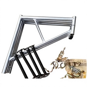 Support Diagonal <span class=keywords><strong>pour</strong></span> Échafaudage, Cadre de Renforcement Mobile, Support Triangulaire, <span class=keywords><strong>Accessoires</strong></span> de Construction en Acier, Charge de 500 lb - Product Image 1