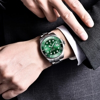 Reloj para Hombre PD1639 PAGANI DESIGN 2023, Reloj Mecánico Automático de Acero Inoxidable de Lujo, Reloj Deportivo Impermeable para Negocios