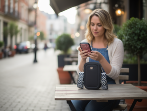 Borsa a Tracolla in PU per Telefono con Doppio Cinturino per Donne - Product Image 2