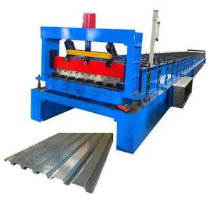 New Product glazing tile Type 800 Automatic Steel Profile Deck Floor Cold Roll Forming Machine